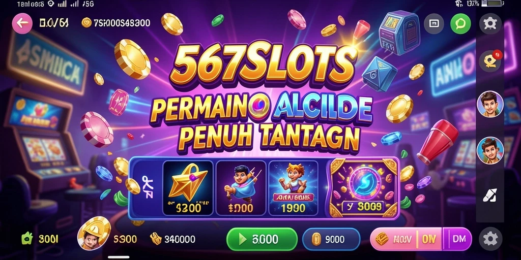 Tampilan gameplay yang memukau dalam 567SLOTS