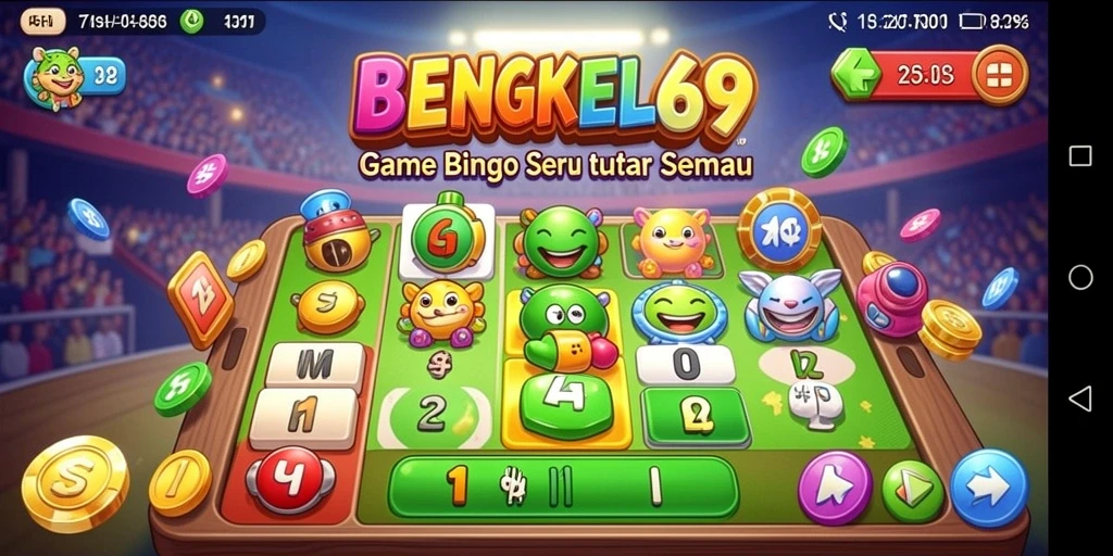 Tampilan gameplay BENGKEL69 yang seru dan interaktif.
