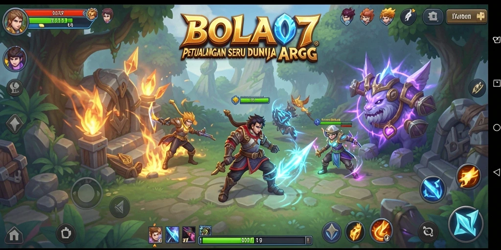 Tampilan gameplay BOLA07 yang mendebarkan dan penuh aksi.