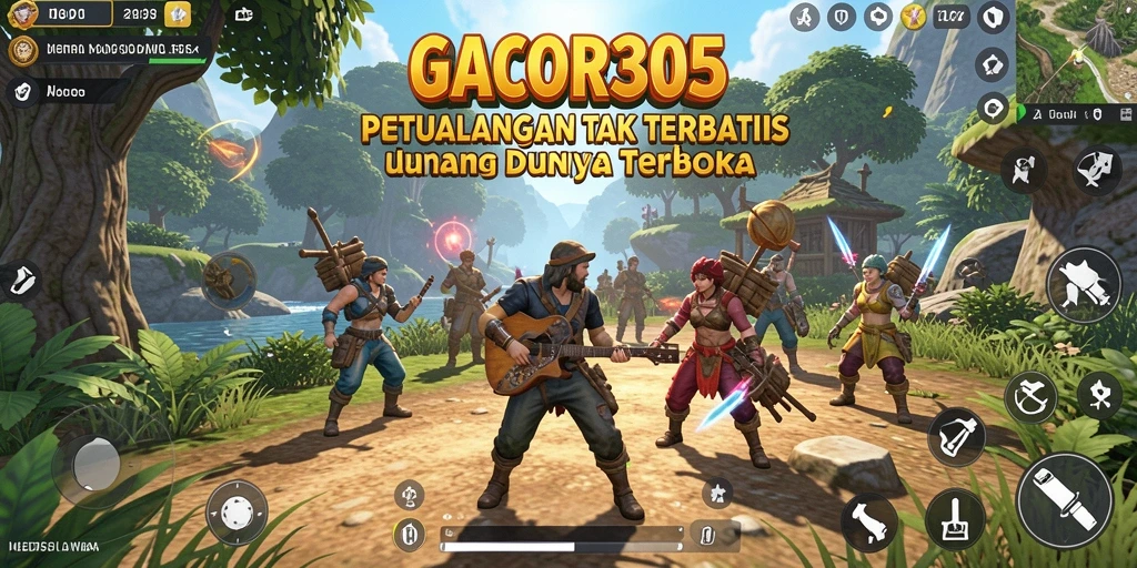 Gameplay GACOR305 yang menakjubkan dalam dunia terbuka yang luas.