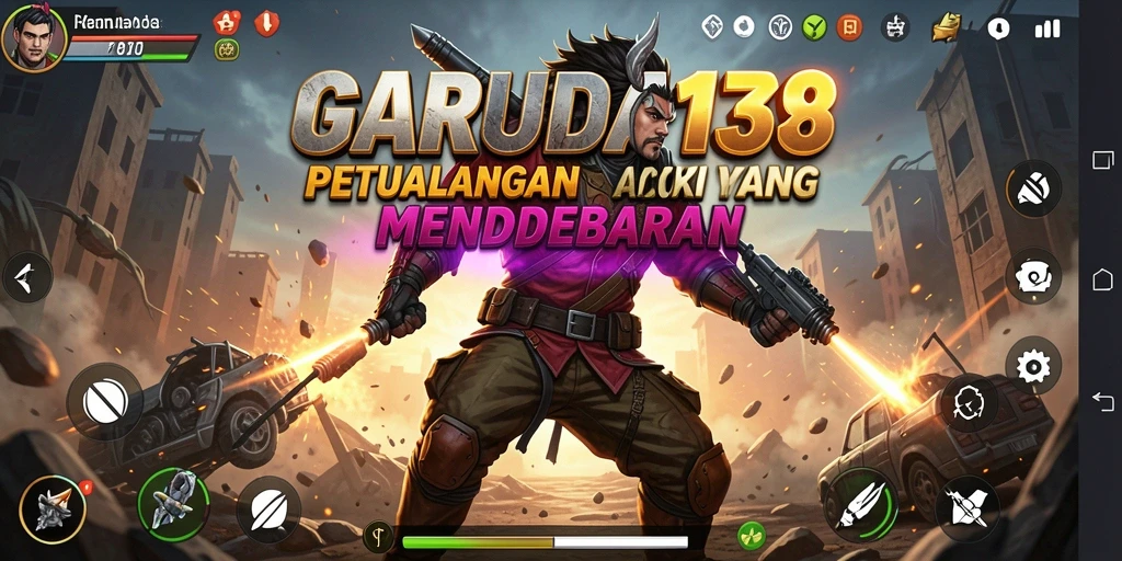 Tangkapan layar action GARUDA138 menampilkan aksi pertempuran yang mendebarkan.