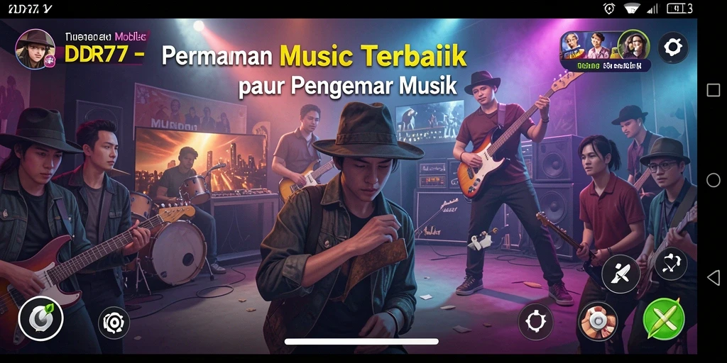Tampilan screenshot IDR77 yang menunjukkan pengalaman bermain musik yang seru.