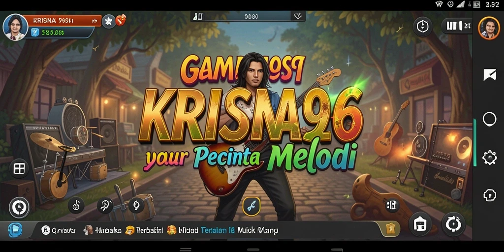 Tampilan gameplay KRISNA96 yang seru dan penuh warna.