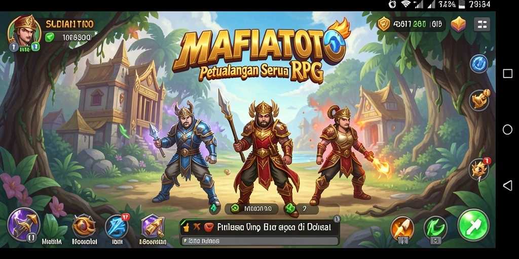 Tampilan gameplay seru dari MAFIATOTO di dunia RPG.