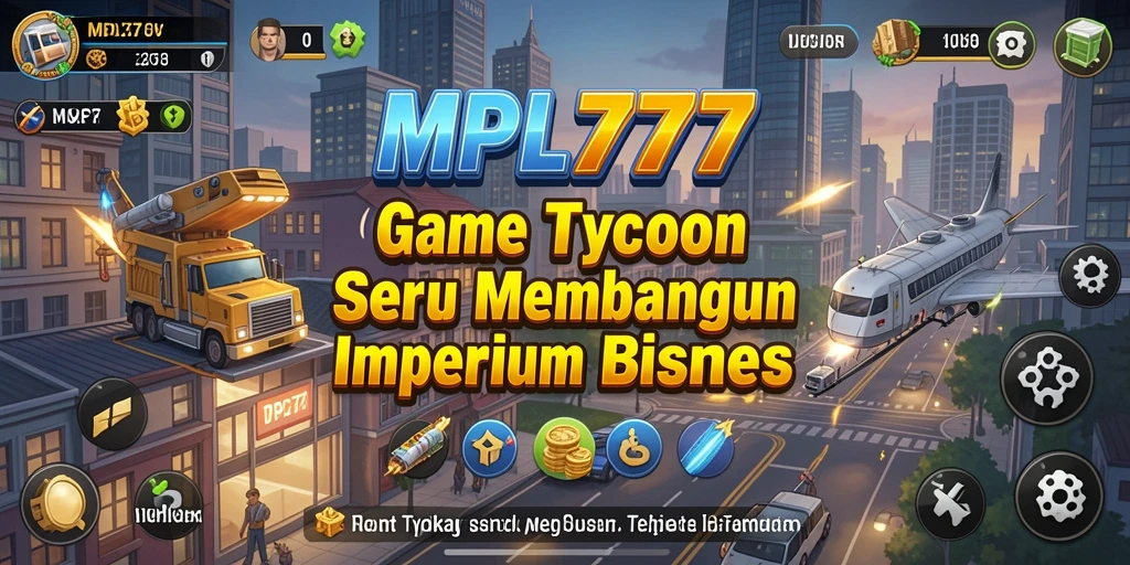 Tampilan gameplay MPL777 menunjukkan aksi membangun bisnis Tycoon yang seru.