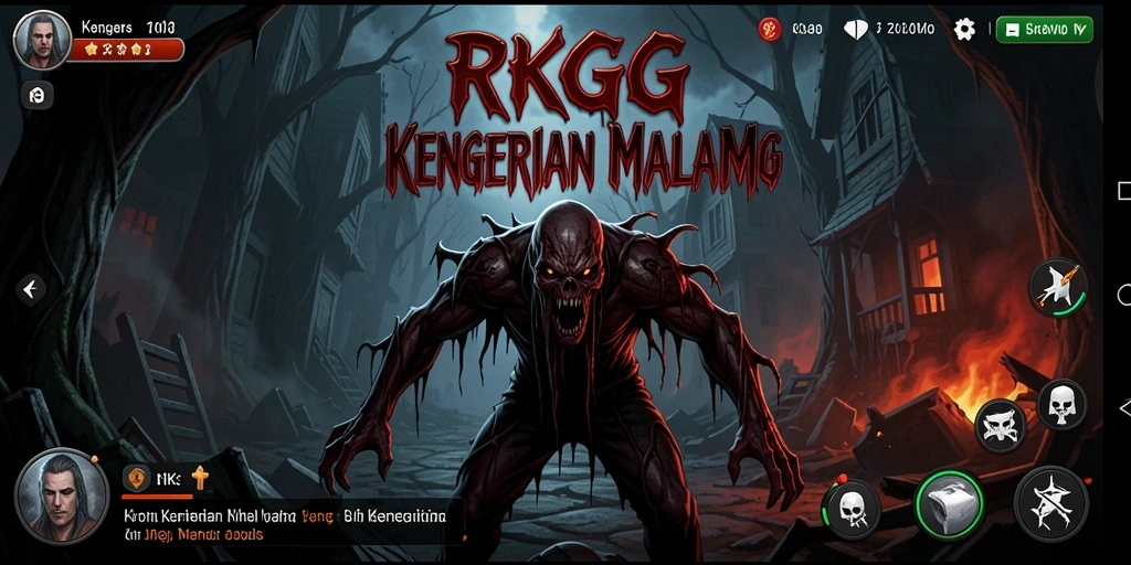 Screenshot gameplay menampilkan momen menegangkan di RKGG.