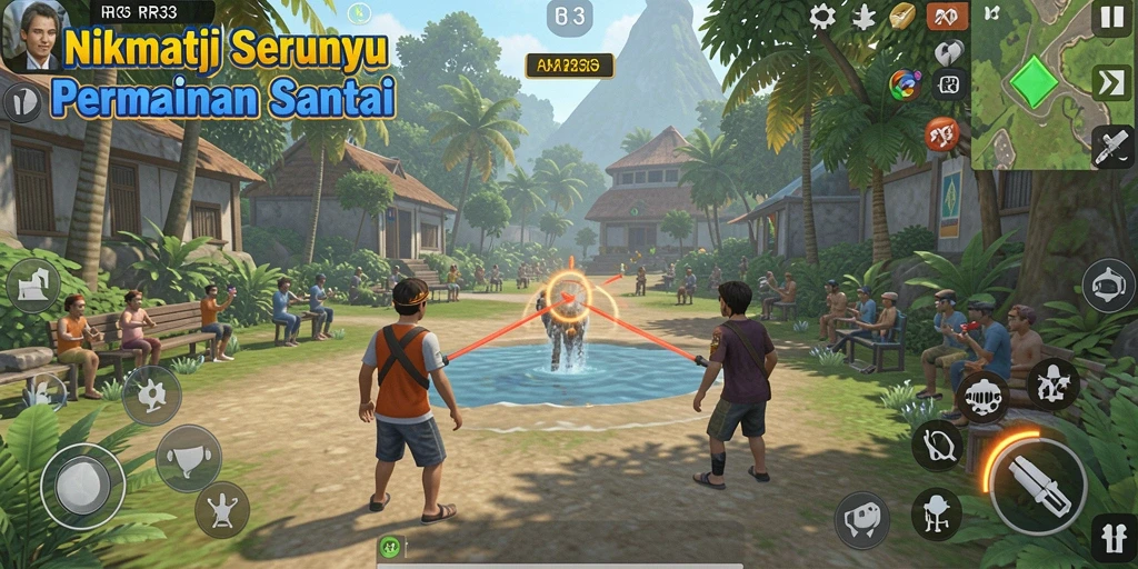 Gameplay menarik di <strong>RR33</strong> dengan karakter lucu dan warna cerah.